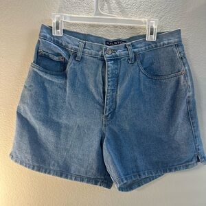 Halston Heritage Women's Blue Denim Shorts